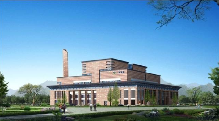 Urban waste to energy plant building